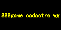 888game cadastro wg